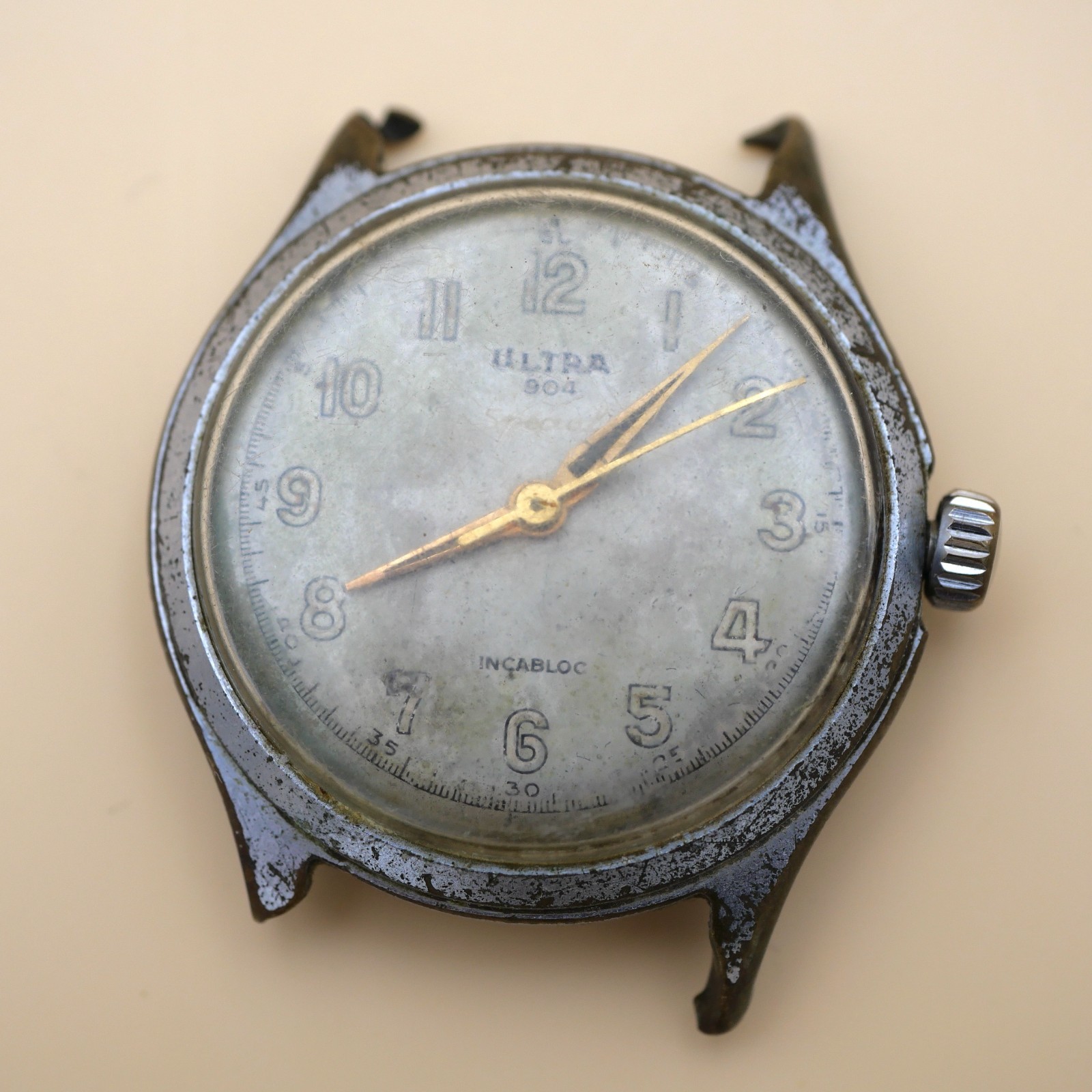 Montre mécanique Ultra Ø32,50 mm - Cal. Ultra 904 s'arrête - Corne HS – Image 2