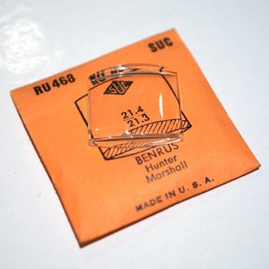 Verre montre SUC RU 468 - BENRUS Hunter - 21,4x21,3 [NOS] (Watch crystal)