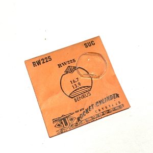 Verre montre SUC RW 225 - BENRUS - 16,7x13,9 [NOS] (Watch crystal)
