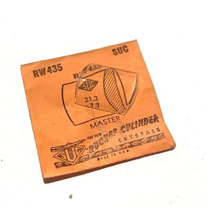 Verre montre SUC RW 435 - MASTER - 21,2x17,9 [NOS] (Watch crystal)