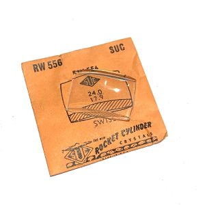 Verre montre SUC RW 556 - SWISS - 24x17,9 [NOS] (Watch crystal)