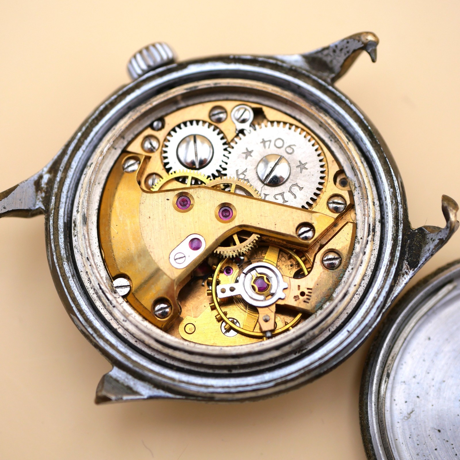 Montre mécanique Ultra Ø32,50 mm - Cal. Ultra 904 s'arrête - Corne HS – Image 6