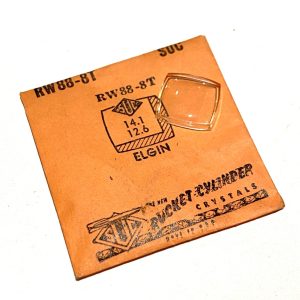 Verre montre SUC RW 88-8T - ELGIN - 14,1x12,6 [NOS] (Watch crystal)