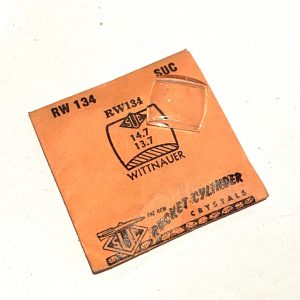 Verre montre SUC RW 134 - WITTNAUER - 14,7x13,7 [NOS] (Watch crystal)