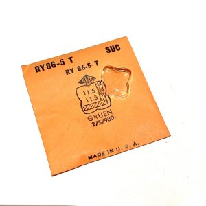 Verre montre SUC RY 86-5T - GRUEN 275/980 - 11,5x11,5 [NOS] (Watch crystal)