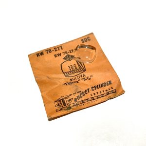 Verre montre SUC RW 78-27T - BULOVA - 13,2x12,4 [NOS] (Watch crystal)