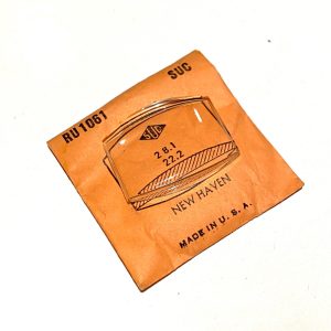 Verre montre SUC RU 1061 - NEW HAVEN - 28,1x22,2 [NOS] (Watch crystal)
