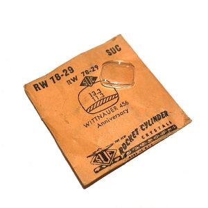 Verre montre SUC RW 78-29 - WITTNAUER 456 - 13,3x11,3 [NOS] (Watch crystal)