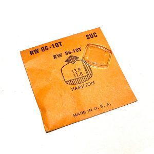 Verre montre SUC RW 86-10T - HAMILTON - 13,9x11,8 [NOS] (Watch crystal)