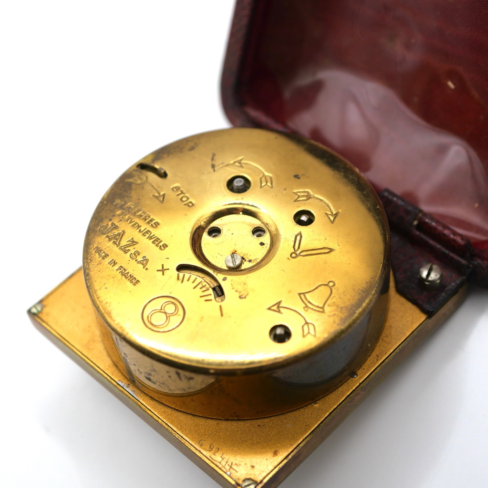 Réveil de voyage JAZ de luxe - non testé Vendu en l'état – Image 4