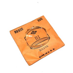 Verre montre SUC RU 835 - BULOVA - 23,7x23,6 [NOS] (Watch crystal)