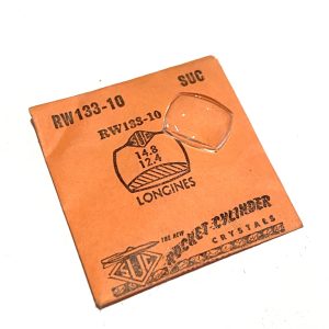 Verre montre SUC RW 133-10 - LONGINES - 14,8x12,4 [NOS] (Watch crystal)