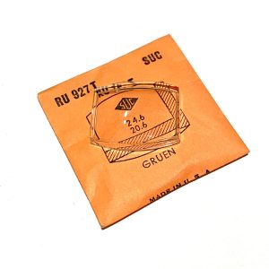 Verre montre SUC RU 927T - GRUEN - 24,6x20,6 [NOS] (Watch crystal)
