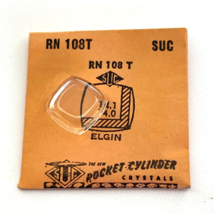Verre montre SUC RN 108T - ELGIN 14,1x14 [NOS] (Watch crystal)