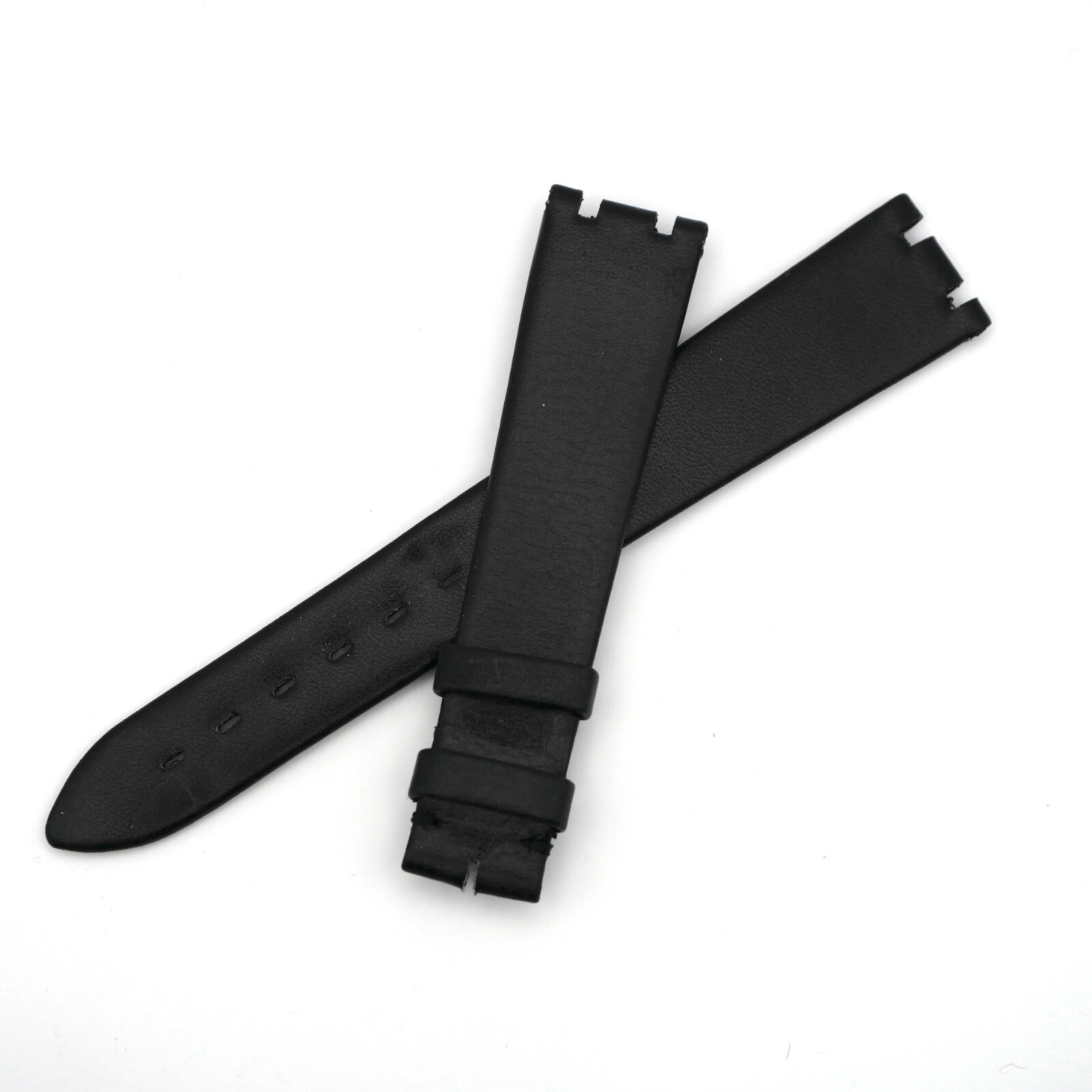 Bracelet Cuir Véritable 17 mm Noir - Christian DIOR 🇫🇷 (Ref 2523)