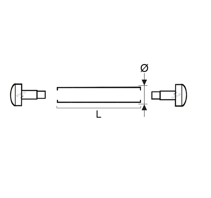 Rivet/Goupille à pression - Ø1 à 1,5mm - Longueur 10 à 32mm – Image 2