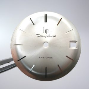 Cadran de montre LIP Dauphine R153 / PUW 1260 - Ø29,40mm DATE [NOS]