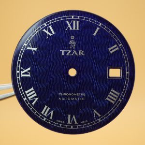 Cadran de montre ETA 2452 - TZAR Automatic Ø30mm Date [NOS] Watch dial