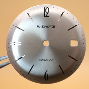 Cadran de montre ETA 2409 - FAMEX-WATCH Ø29,60mm Date [NOS] Watch dial