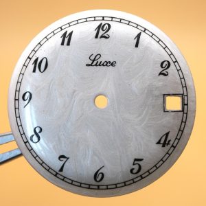 Cadran de montre nacré JEJ 26D - LUXE Ø30mm Date Index peints [NOS] Watch dial