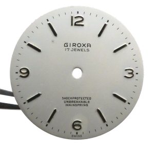 Cadran de montre AS 1187 - GIROXA Ø28,10mm [NOS] Watch Dial