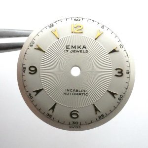 Cadran de montre AS 1361 - EMKA Ø26,10mm [NOS] Watch Dial