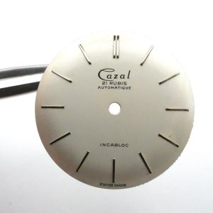 Cadran de montre AS 1580 - CAZAL Ø28,50mm [NOS] Watch Dial