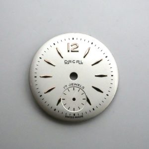 Cadran de montre ETA 980 - DACAL Ø19,80mm [NOS] Watch Dial