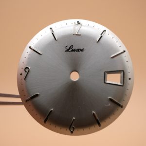 Cadran de montre LORSA P75 - LUXE Ø28,50mm Date 3H [NOS] (Watch dial)
