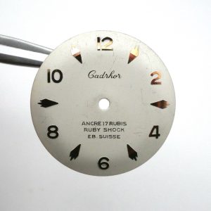 Cadran de montre ETA 1080 - CADRHOR Ø28mm [NOS] Watch Dial