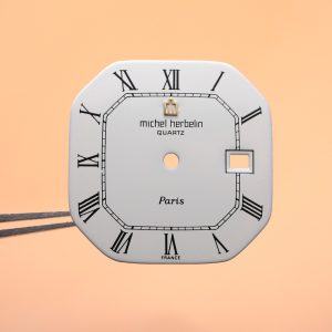 Cadran de montre quartz FE 7121 - MICHEL HERBELIN 28x28 Date 3H [NOS]