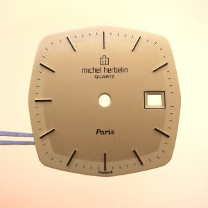 Cadran de montre quartz FE 7121 - MICHEL HERBELIN 27,70x27,70 Date 3H [NOS]