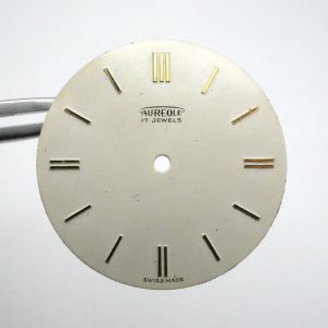 Cadran de montre ETA 1080 - AUREOLE Ø31,50mm [NOS] Watch Dial