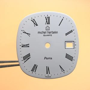 Cadran de montre quartz FE 7121 - MICHEL HERBELIN 28,30x26,20 Date 3H [NOS]