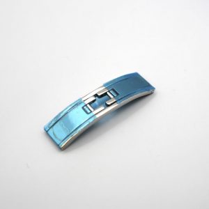 Fermoir double déployant acier [NOS] (Clasp)