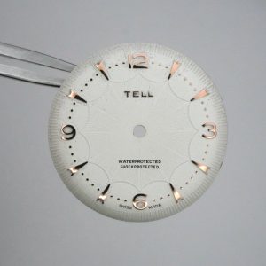 Cadran de montre FEF 350 - TELL Ø28,90mm [NOS] Watch Dial
