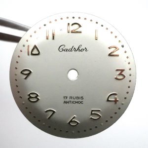 Cadran de montre ETA 1080 - CADRHOR Ø27,65mm [NOS] Watch Dial