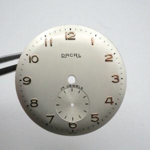 Cadran de montre FHF 27 - DACAL Ø31,50mm [NOS] Watch Dial