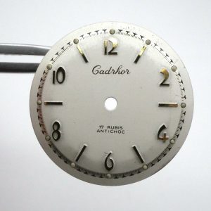 Cadran de montre ETA 1080 - CADRHOR Ø27,75mm [NOS] Watch Dial