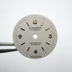 Cadran de montre ETA 1170 - ANKER Ø17,45mm [NOS] Watch Dial