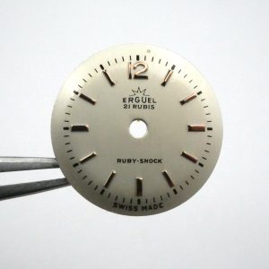 Cadran de montre ETA 1170 - ERGUEL Ø17mm [NOS] Watch Dial