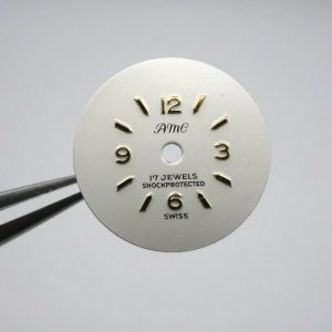 Cadran de montre FHF 60 - AME Ø15mm [NOS] Watch Dial