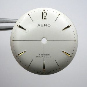 Cadran de montre AS 1702 - AERO Ø27,30mm [NOS]