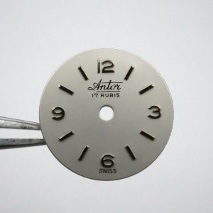 Cadran de montre ETA 2340 - ANTOR Ø15mm [NOS] Watch Dial