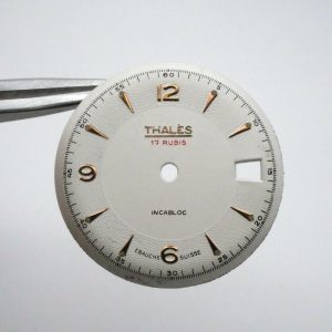 Cadran de montre FHF 72 / ST 96 - THALES Ø28,60mm [NOS] Watch Dial