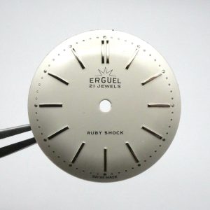 Cadran de montre ETA 2390 / 2391 - ERGUEL Ø27,50mm [NOS] Watch Dial