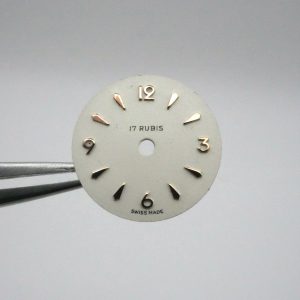 Cadran de montre FHF 75 - Ø14,50mm [NOS] Watch Dial