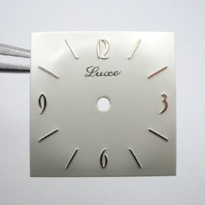 Cadran de montre FHF 72 - LUXE 25x25mm [NOS]