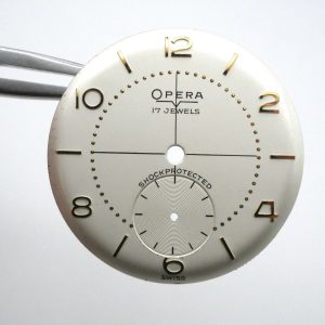 Cadran de montre AS 984 - OPERA Ø27mm [NOS] Watch Dial
