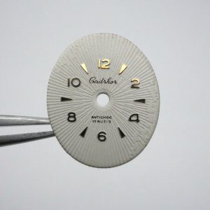 Cadran de montre M.H.S 514 - CADRHOR 18,15x15mm [NOS] Watch Dial